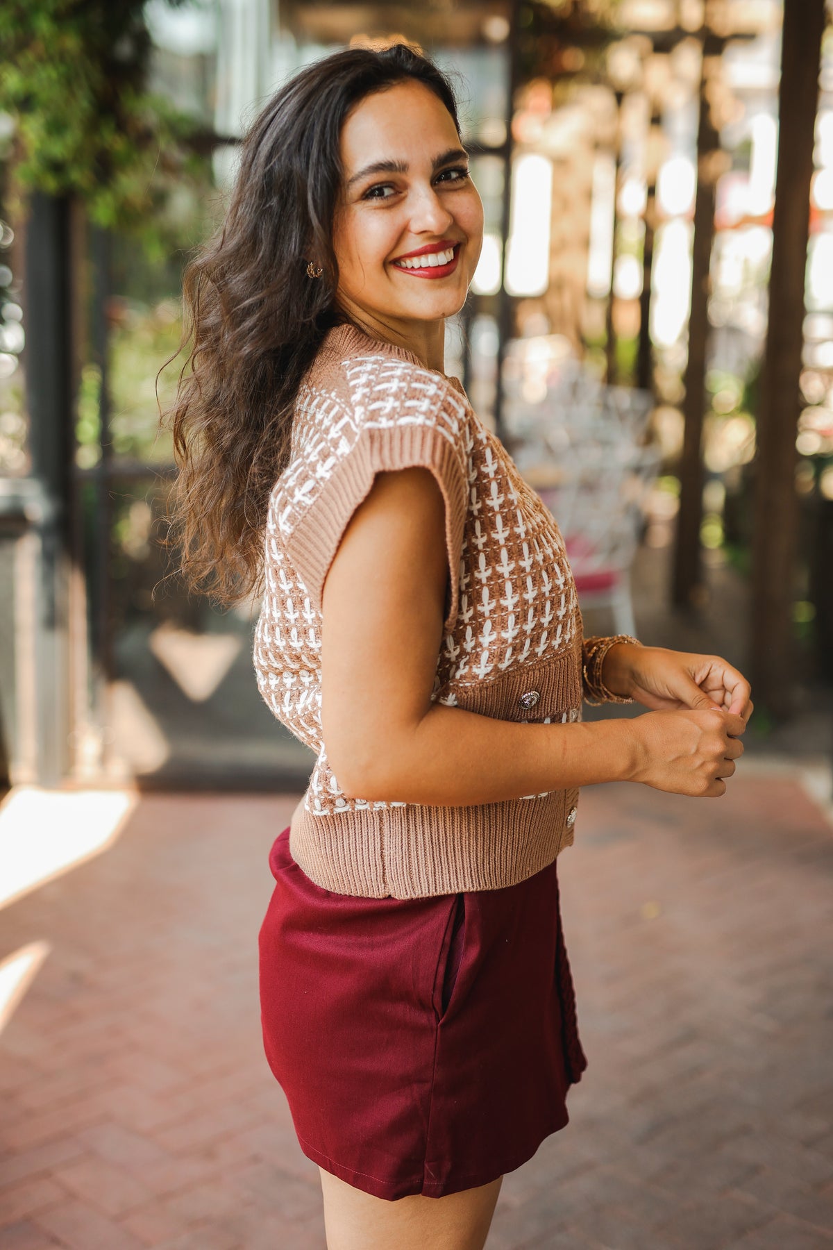 Vineyard Views Knit Sweater - Taupe-Sweater-Southern House