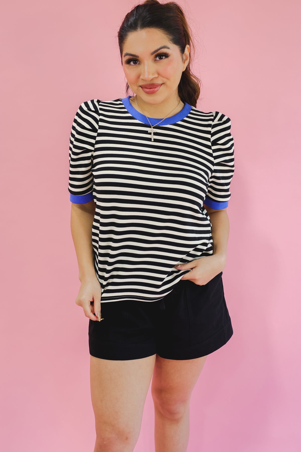 Casual Chic Summer Top - Black