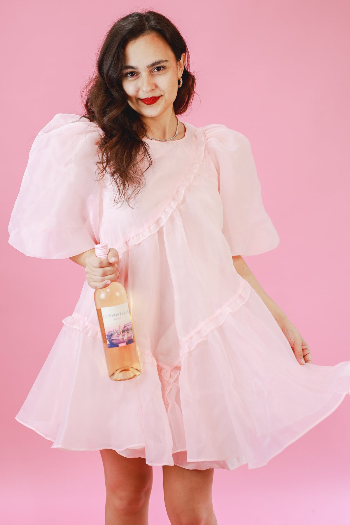soft pink cocktail dress Rose Pink Cocktail Dresses with Pocket A Line Off the Shoulder Tea Length Prom Dress Custom Made Homecoming Gowns Tulle