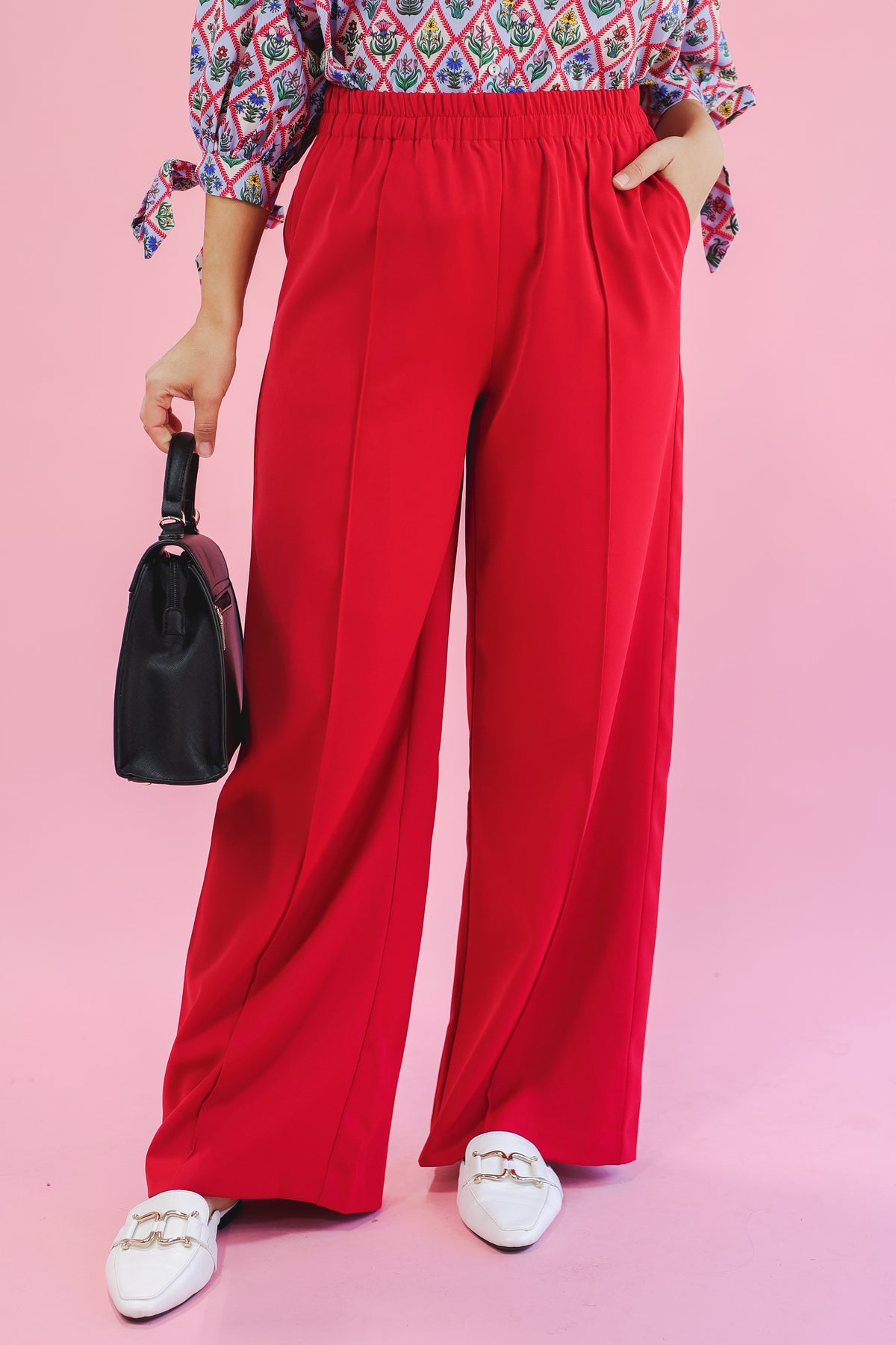 Purely Fabulous Dress Pants In Red