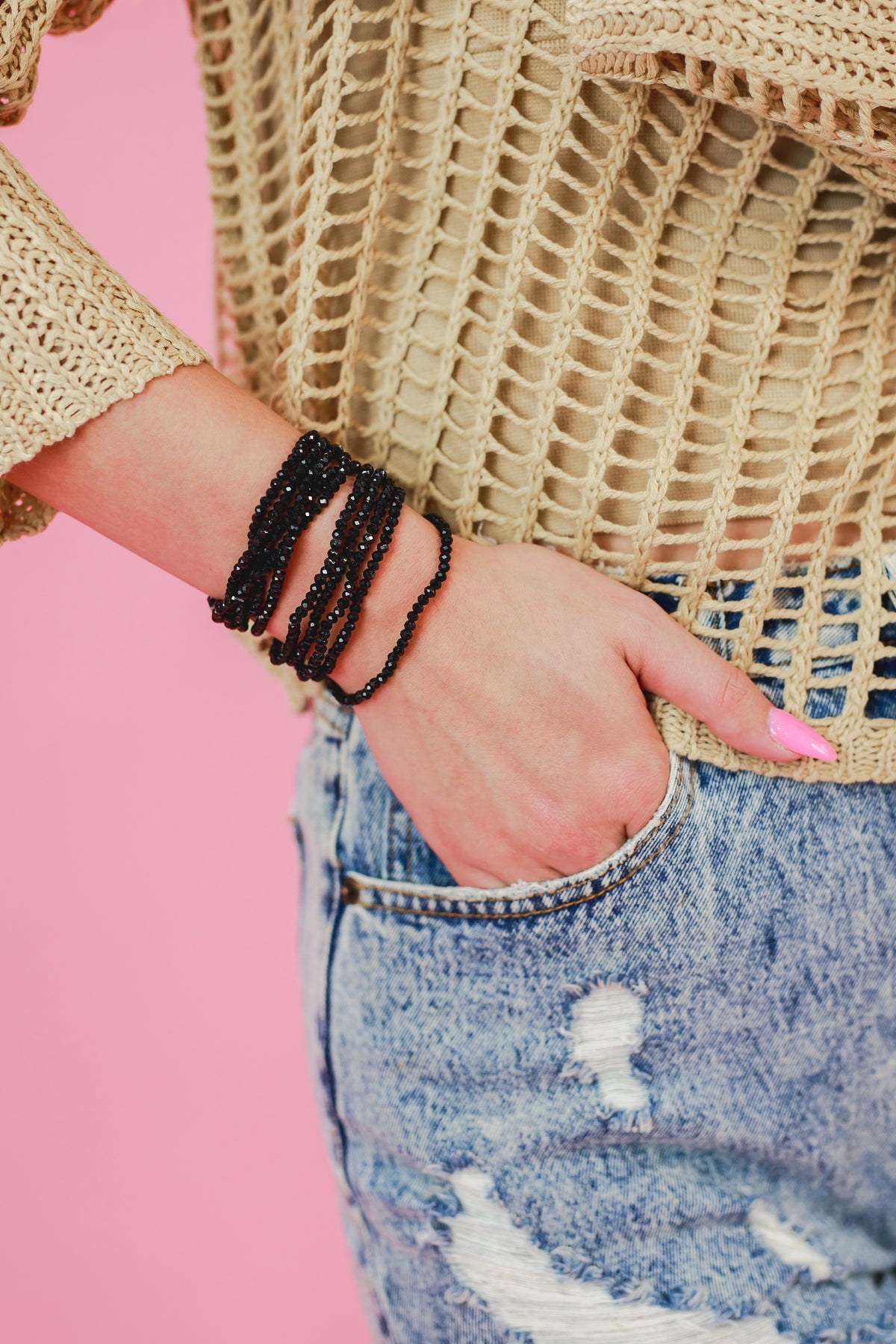 Pretty Girl Glass Beaded Bracelets