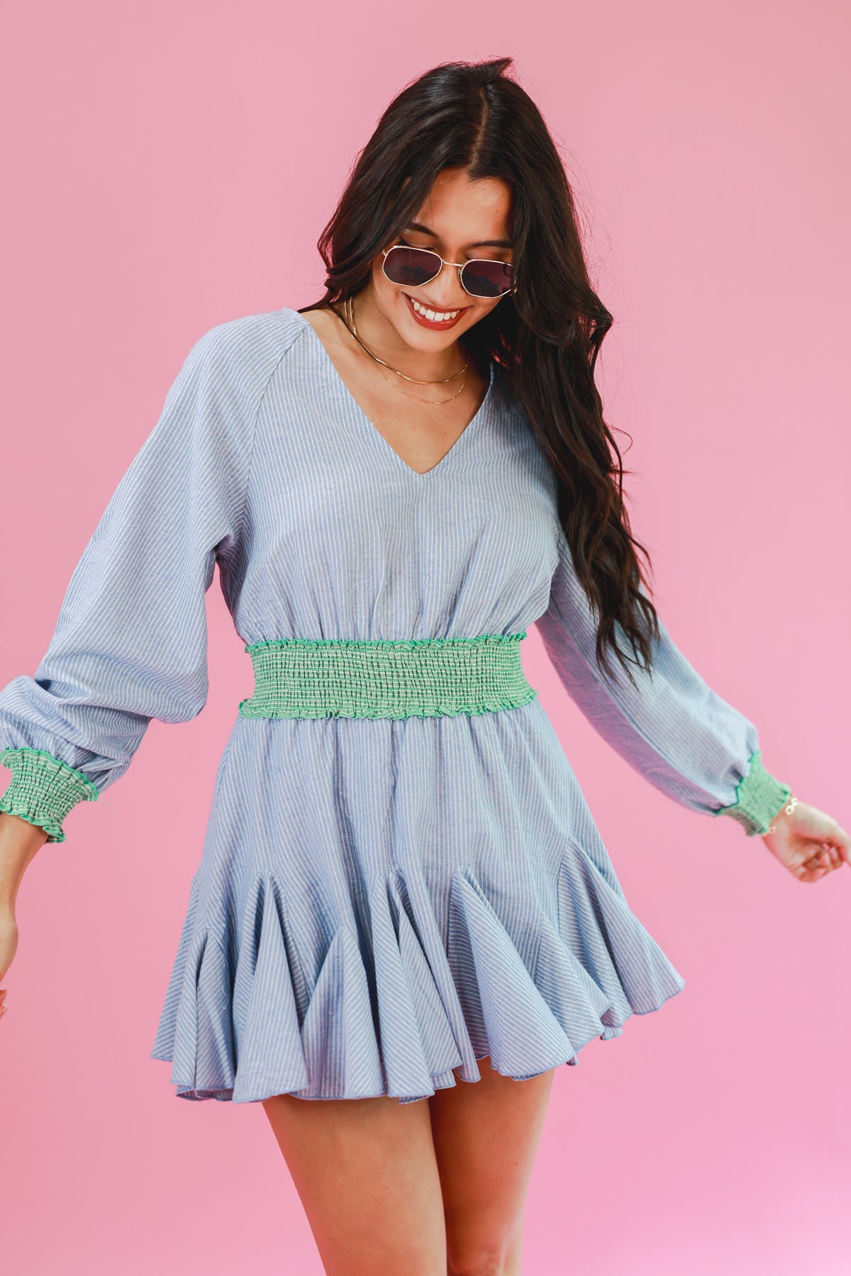 Magical Days Romper In Sky Blue