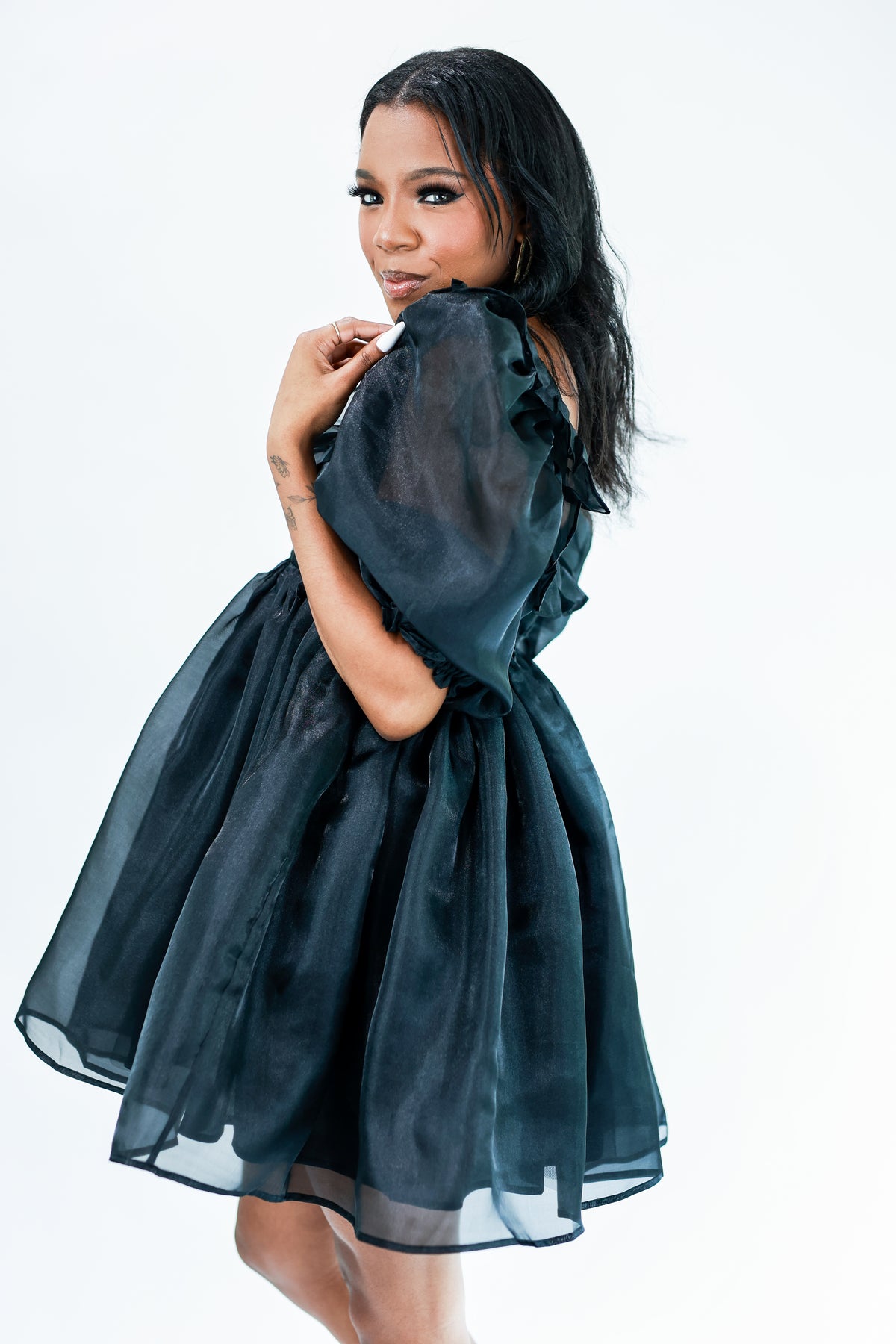 Party On Fifth Organza Dress In Black by Mable – Southern House Party On Fifth Organza Dress In Black by Mable – Southern House