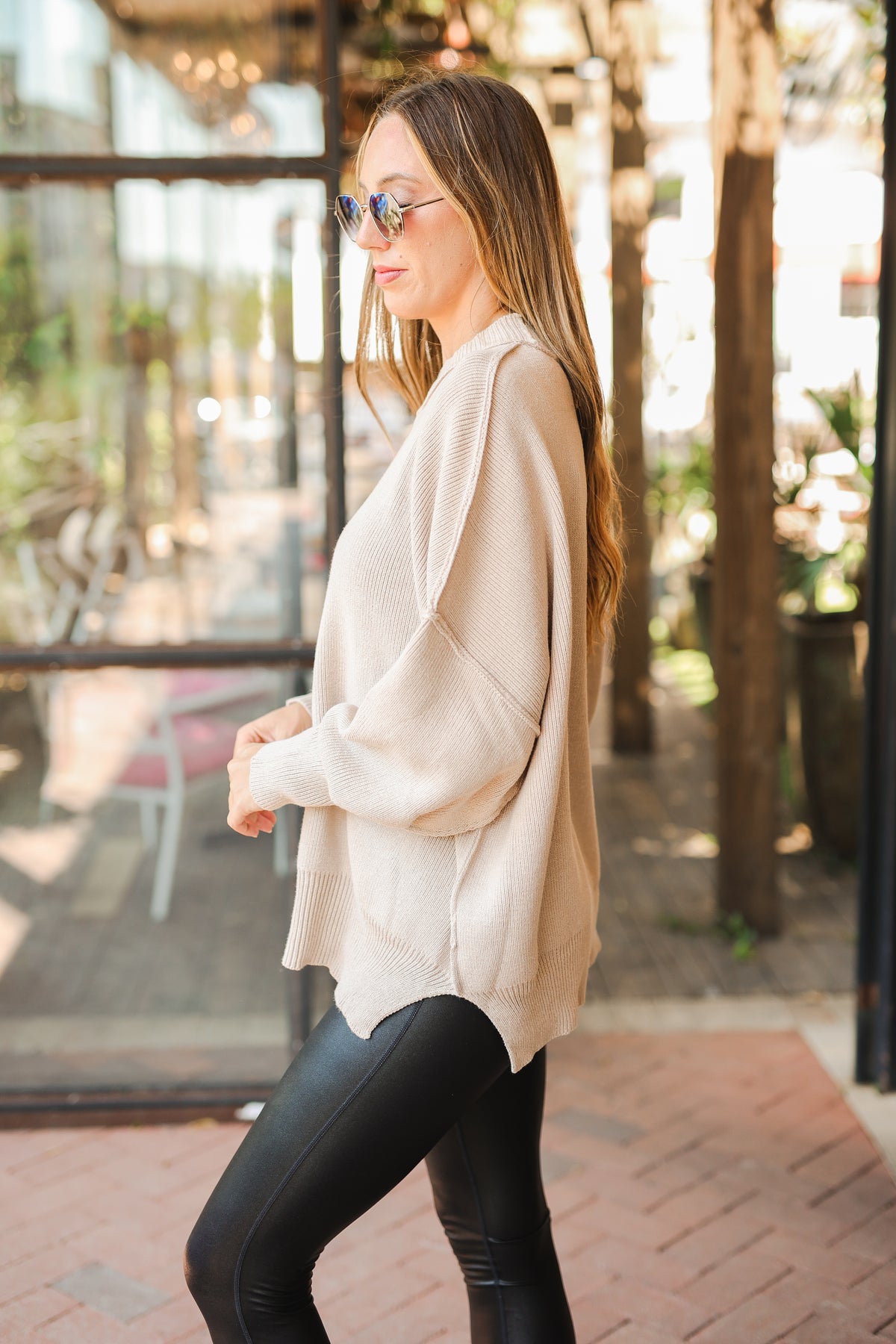 Everyday Cozy Knit – Beige-Sweater-Southern House
