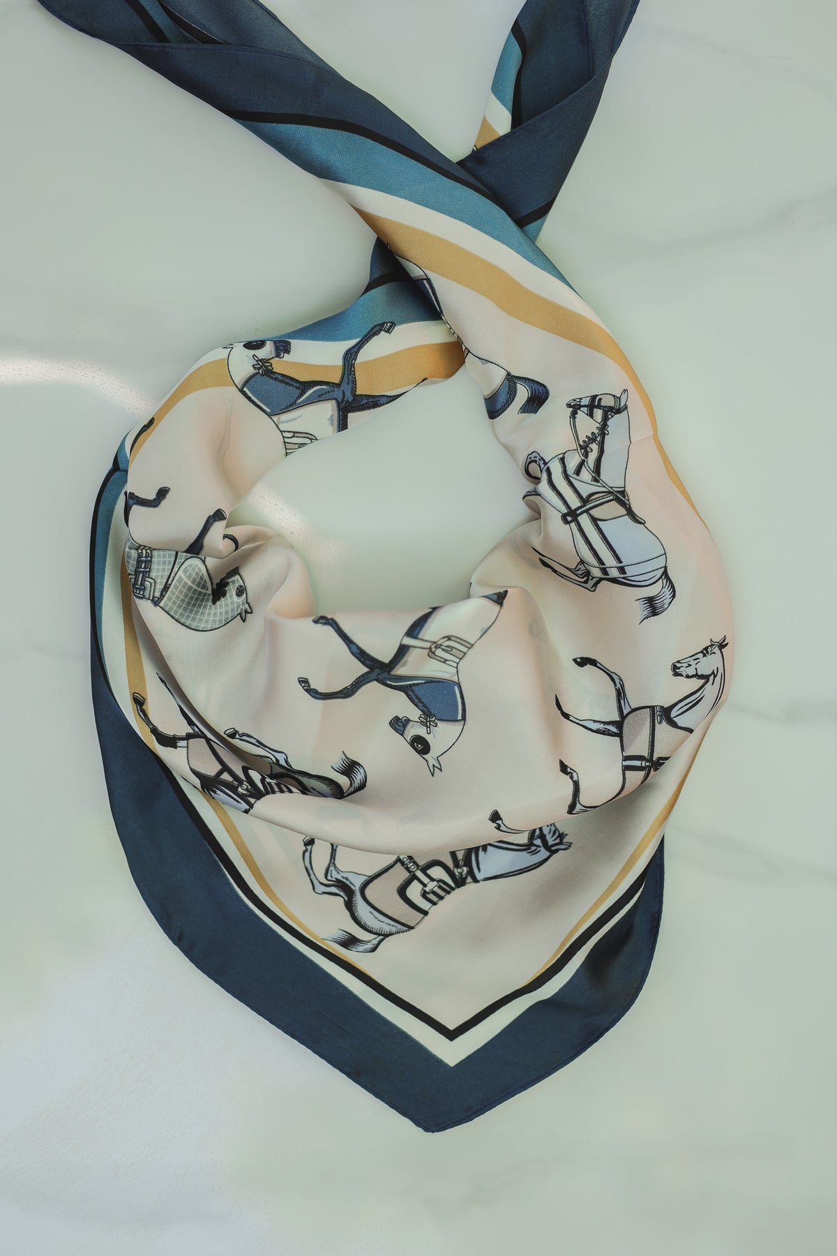 Polo Parade Scarf – Dark Blue