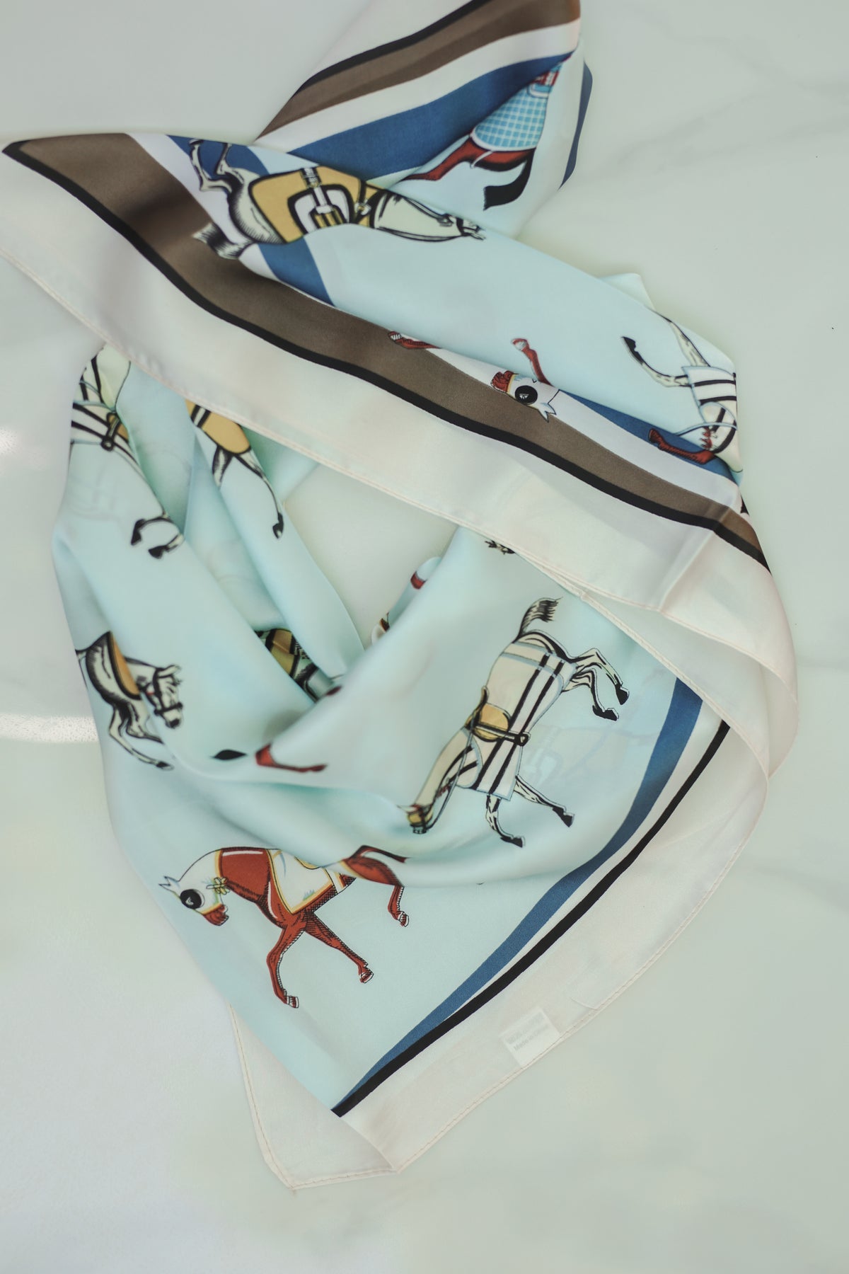 Polo Parade Scarf – Sky Blue