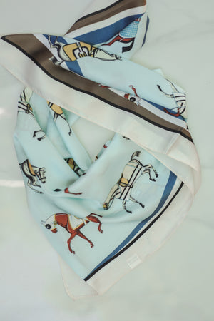 Polo Parade Scarf – Sky Blue