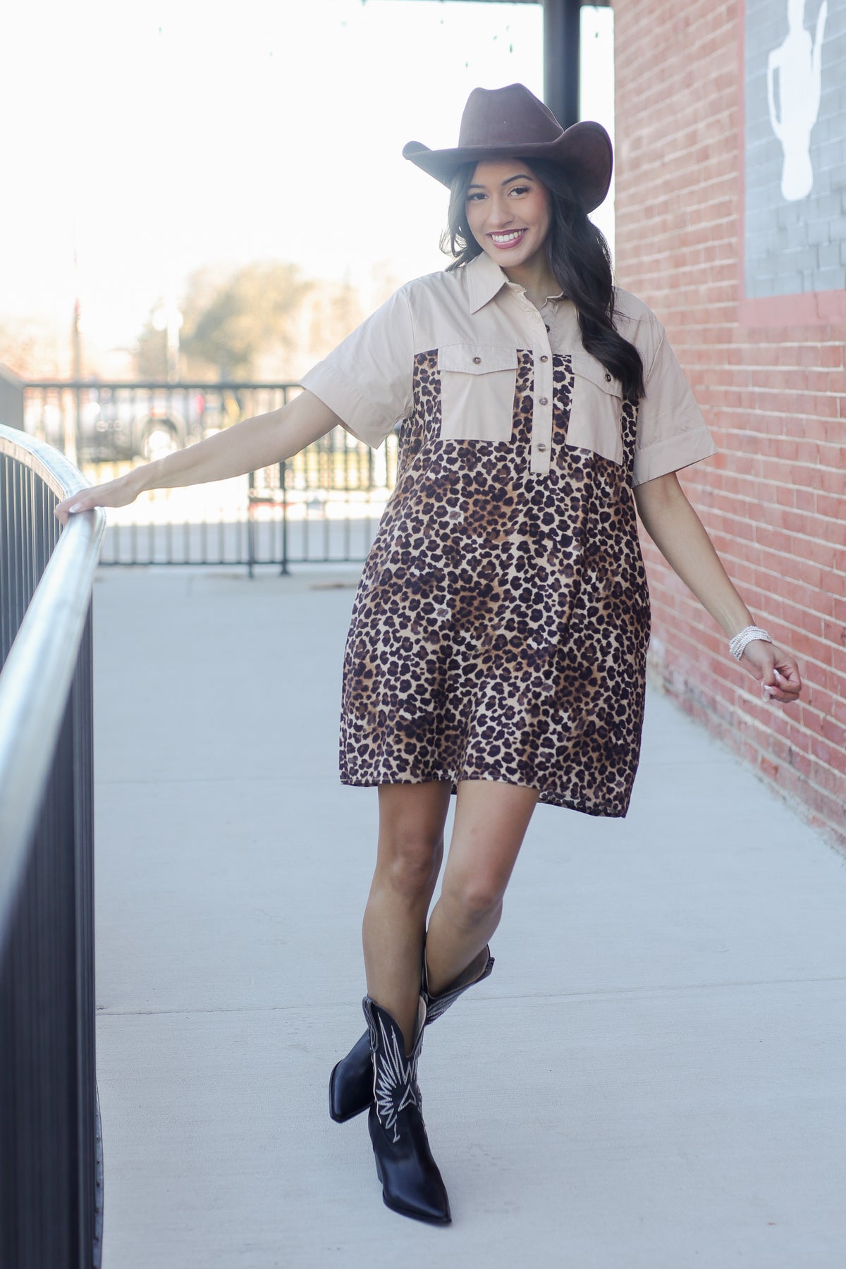 Saddle Up Mini Dress