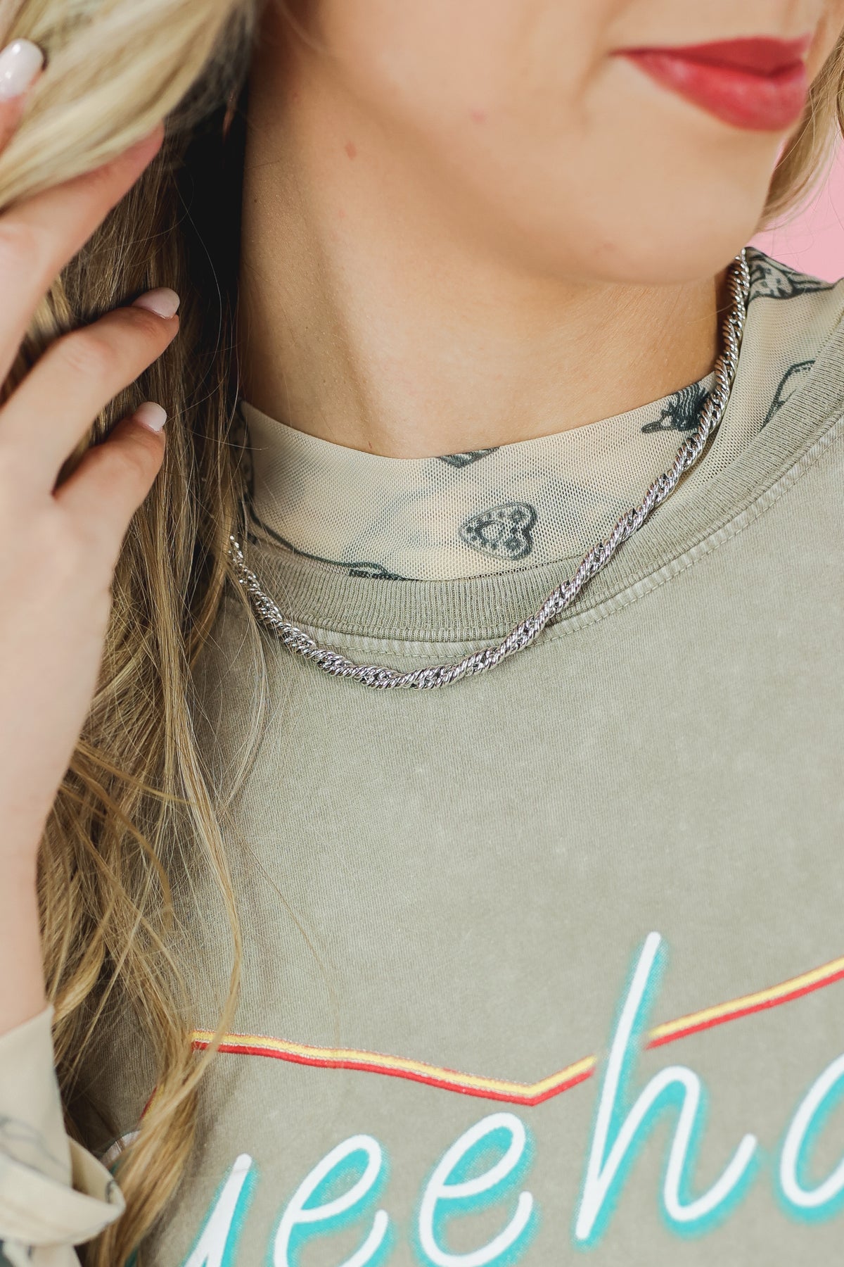 Total Twist Necklace - Silver