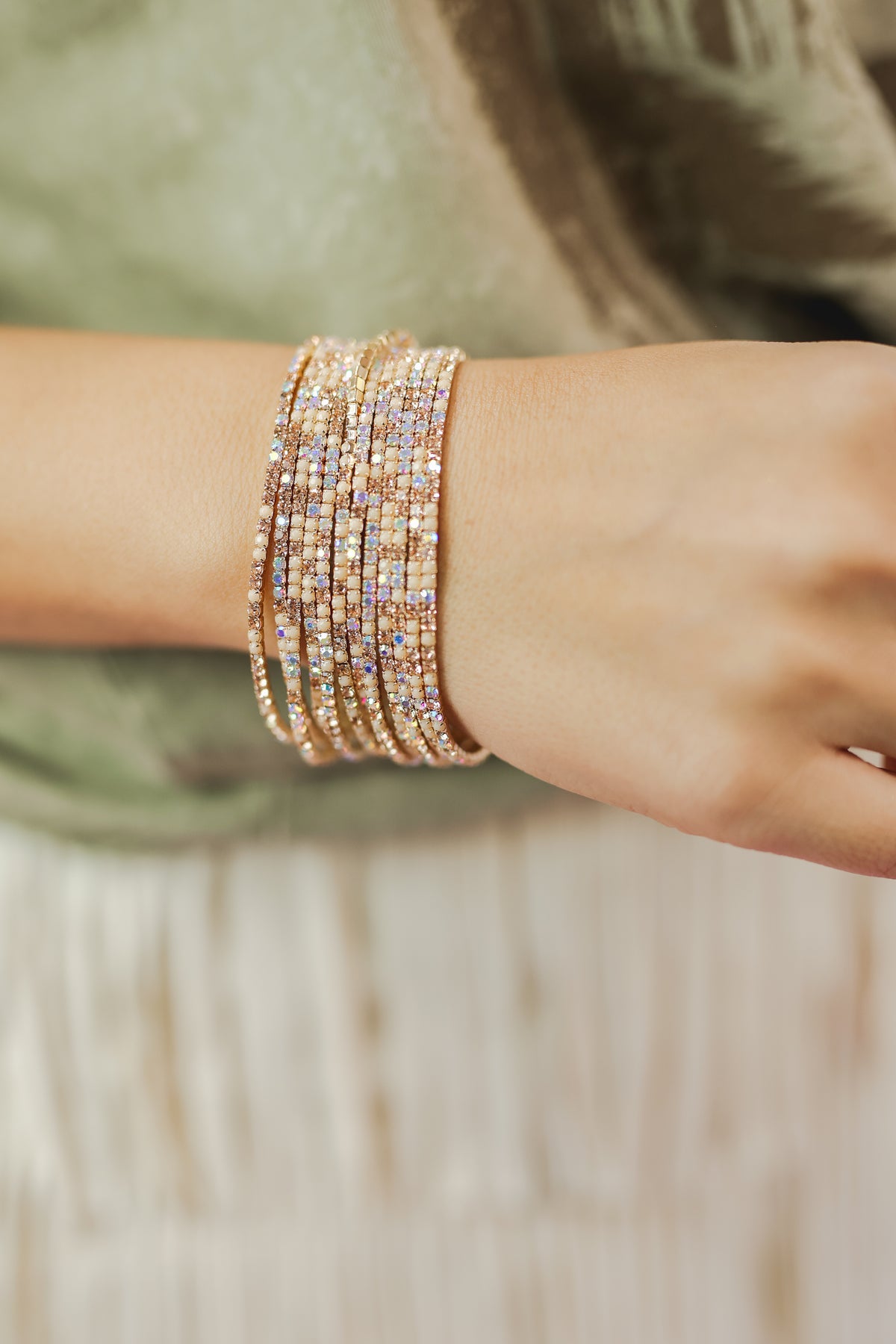 VIP Party Bracelet Set - Mixed Gold