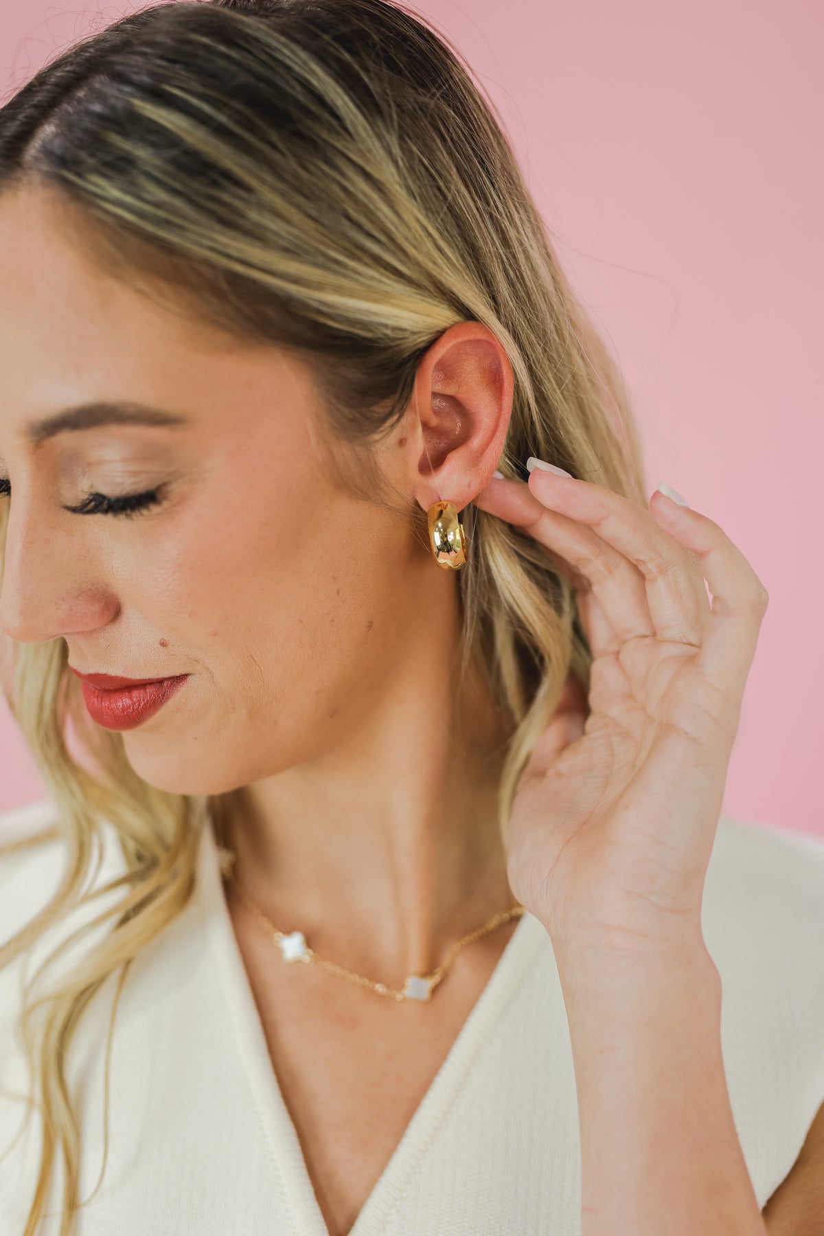 Sweet Retreat Hoops - Gold
