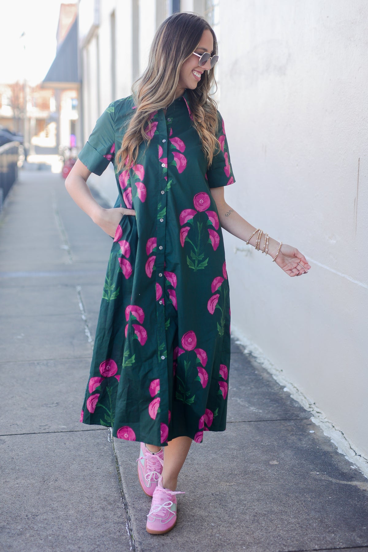 Garden Muse Midi – Hunter Green