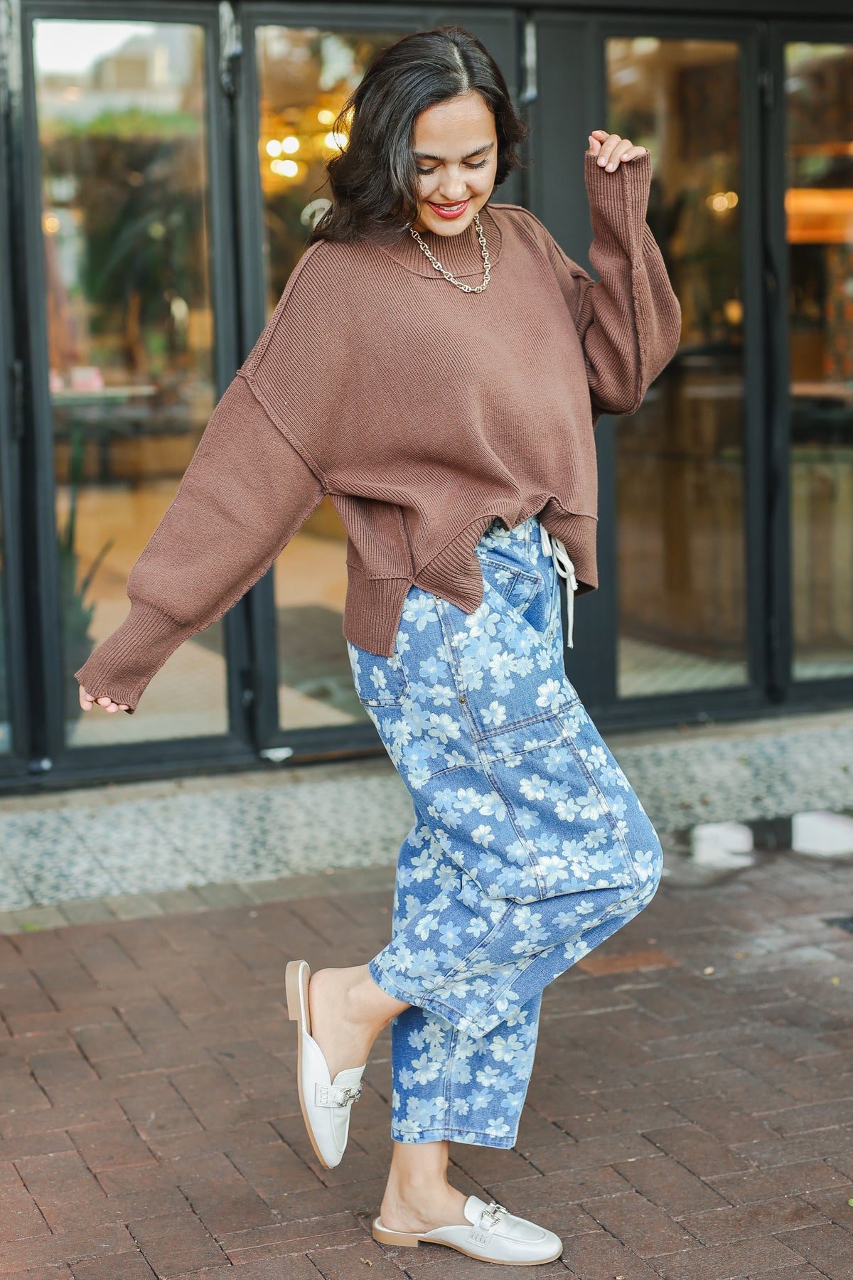 The Modern Essential Knit - Brown-Sweater-Southern House