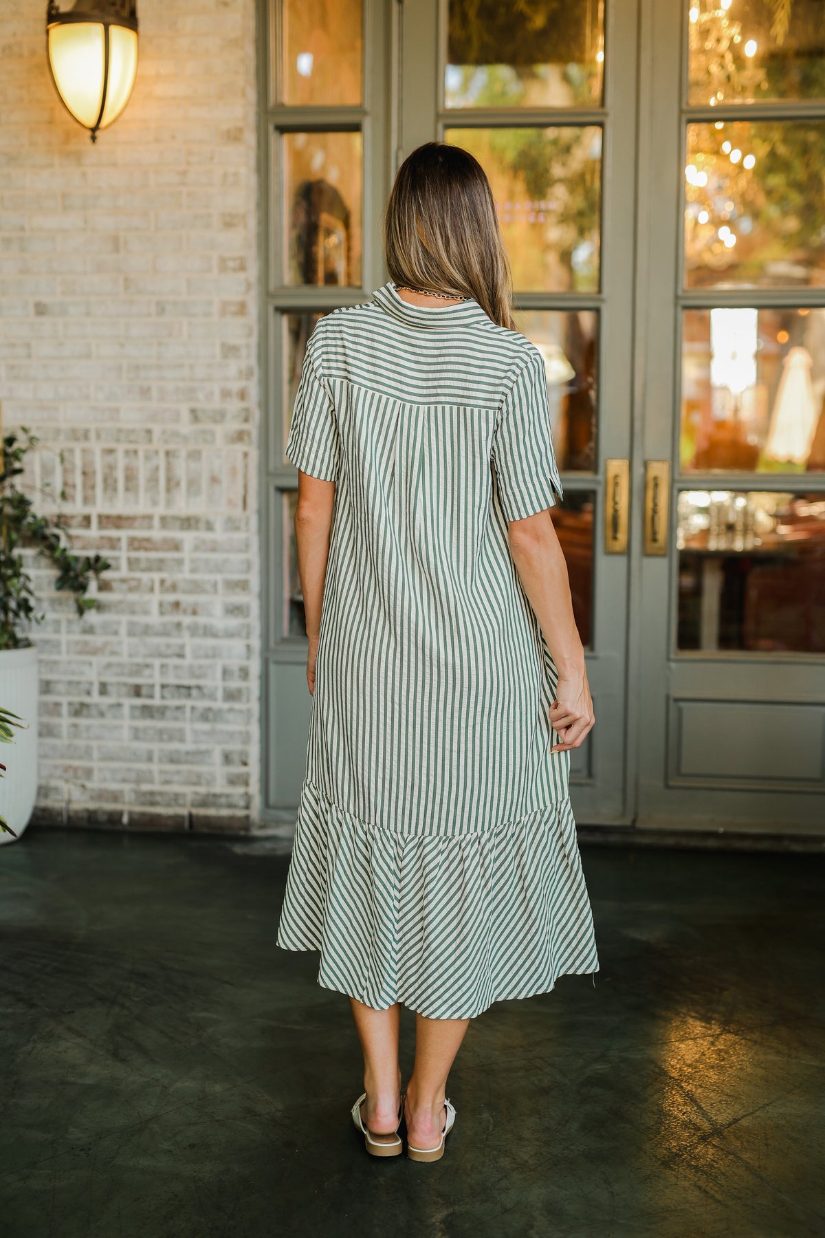 midi house dress Citrus Garden Midi Dress