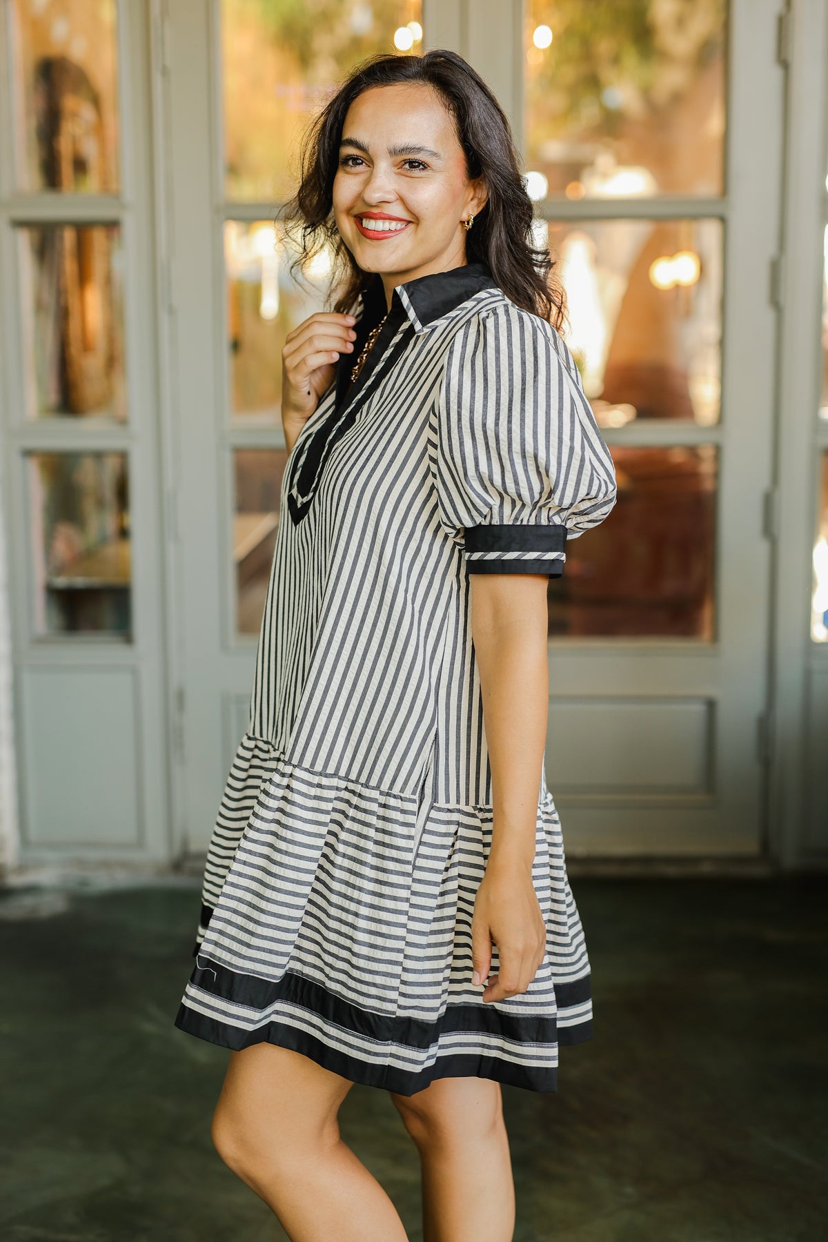 southern mini dress Southern Belle Godet Hem Mini Dress Floral Yellow
