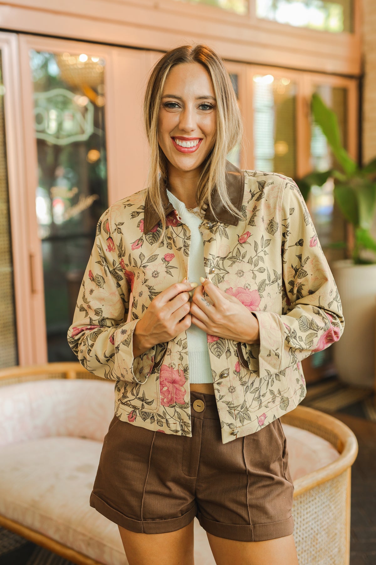 Marigold Floral Jacket Southern House Clothing