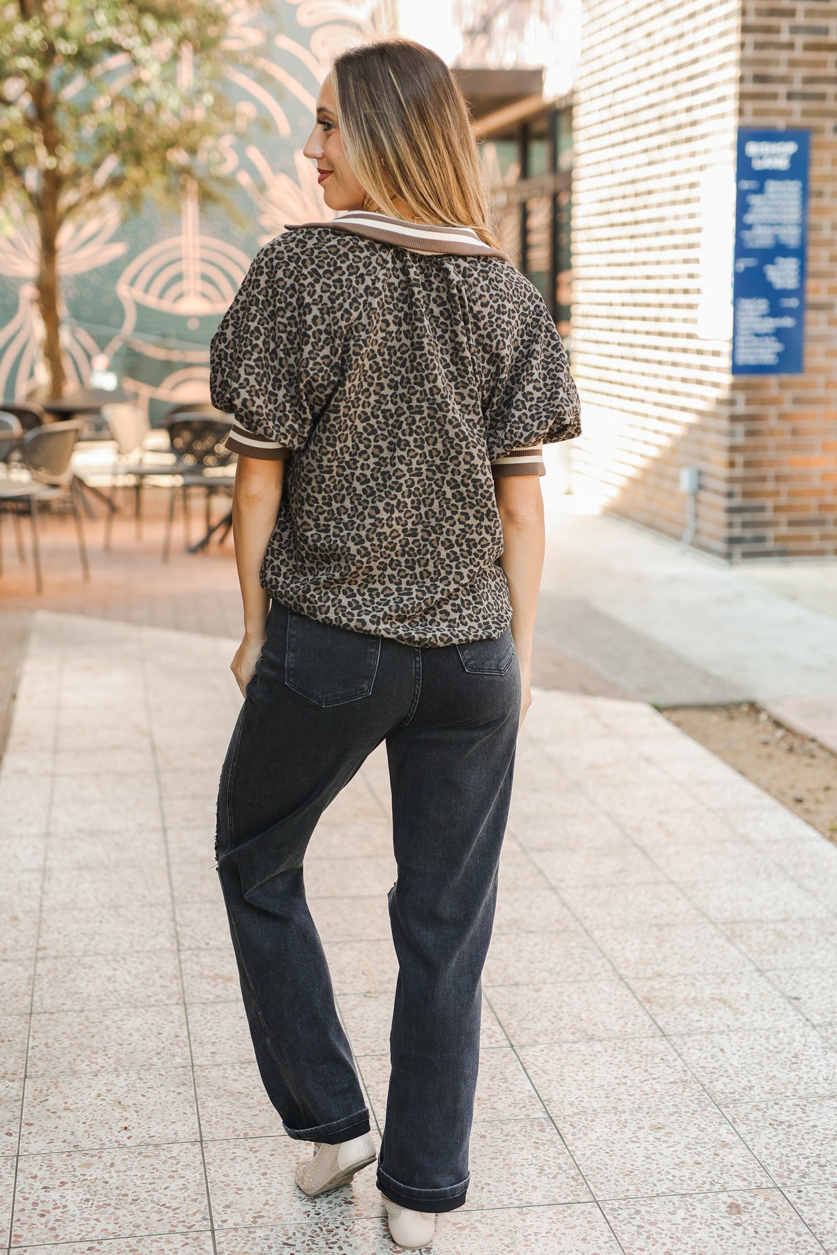 Wild Mocha Quarter Zip Blouse-Kimono/Cardigan/Jacket/Hoodie-Southern House