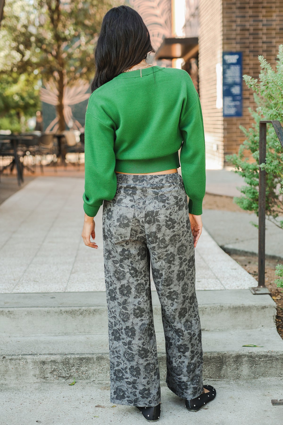 Still Bejeweled Cardigan - Forest Green-Shirt/Tops-Southern House
