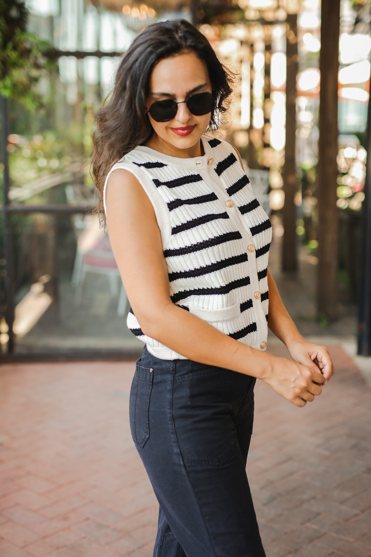 Kindred Spirit Knit Tank - Black-Vest-Southern House