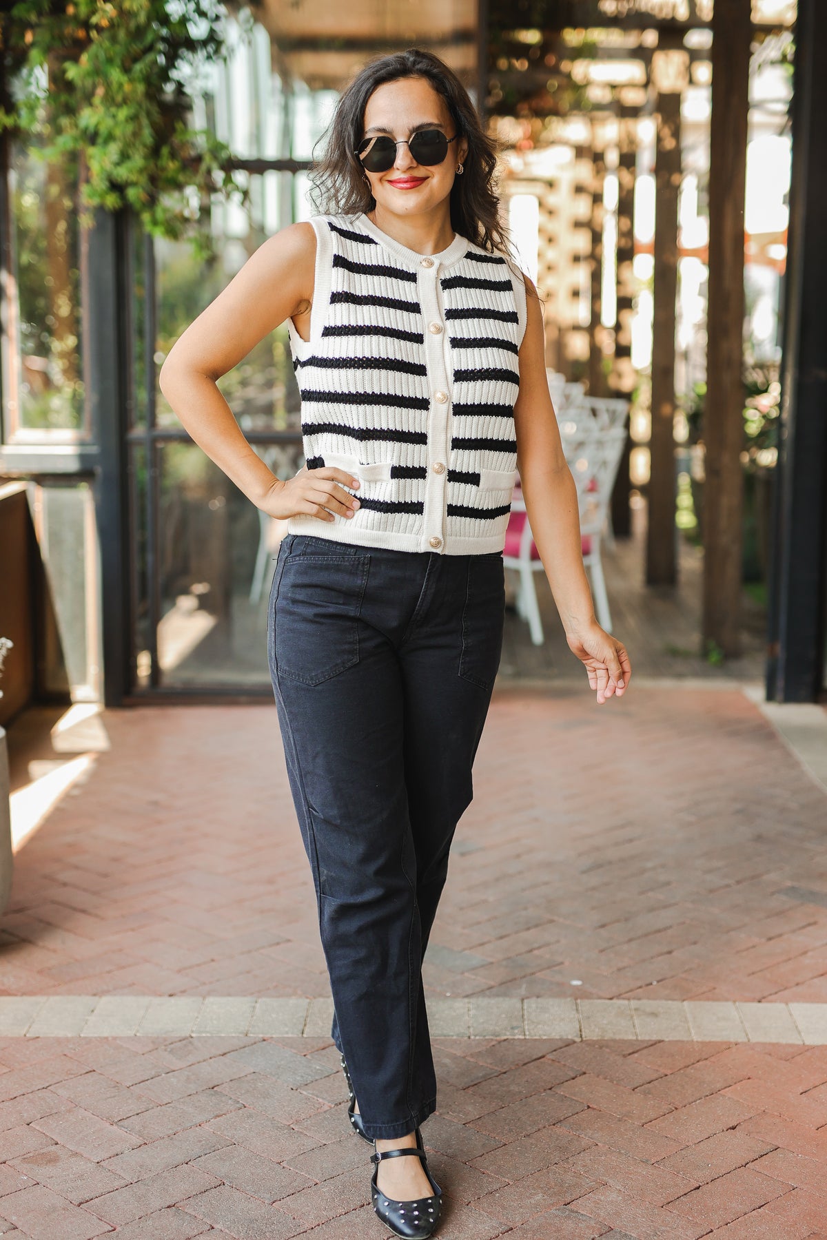 Kindred Spirit Knit Tank - Black-Vest-Southern House