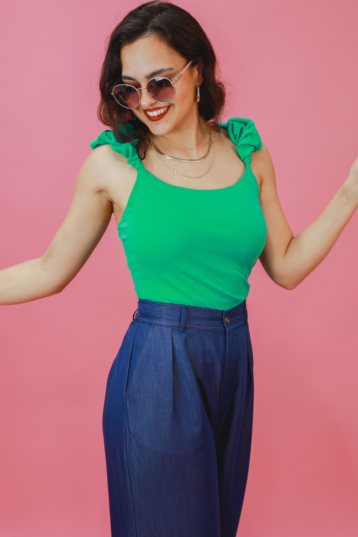 Seize The Moment Bodysuit In Green