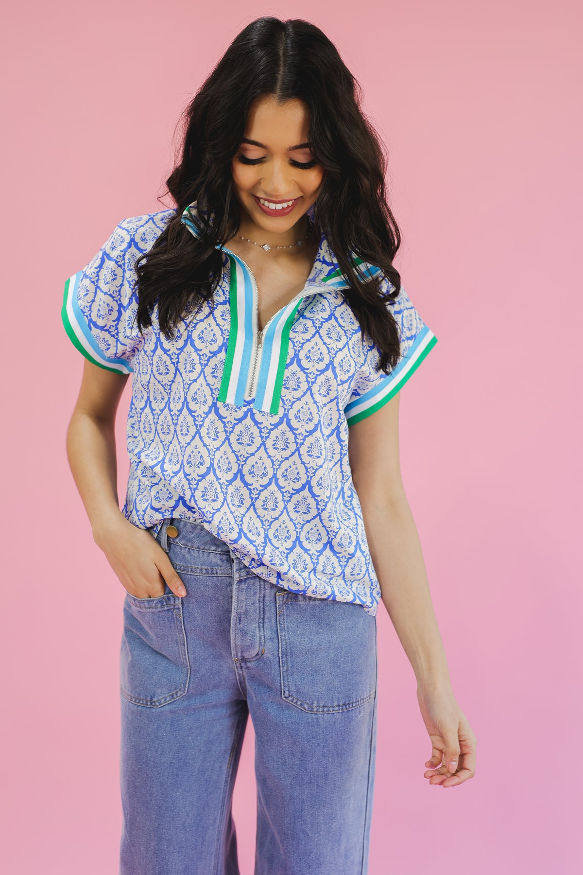 Southern Charm Top - Blue