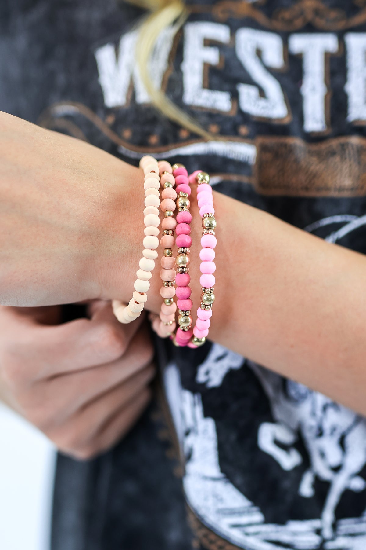 Pink For Me Bracelet Stack