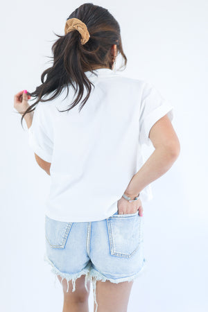 Breezy Style Top In White